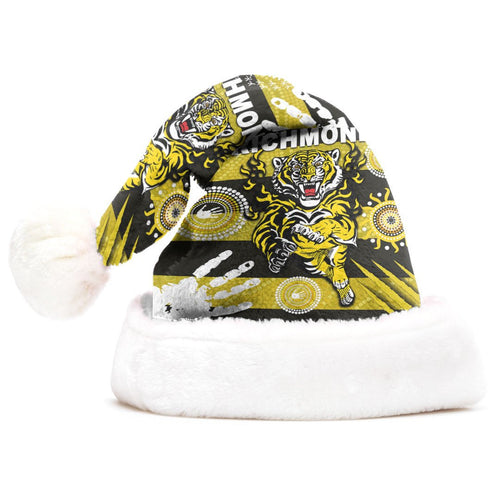 vibe-hoodie-christmas-hat-custom-richmond-tigers-indigenous-jersey-football-team-christmas-hat