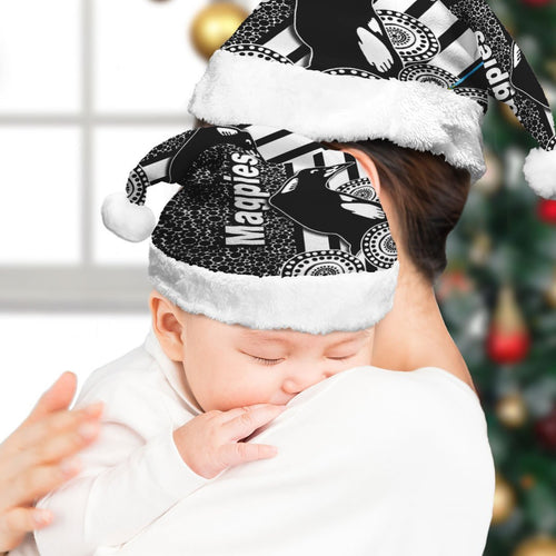 vibe-hoodie-christmas-hat-collingwood-magpies-indigenous-new-football-team-christmas-hat