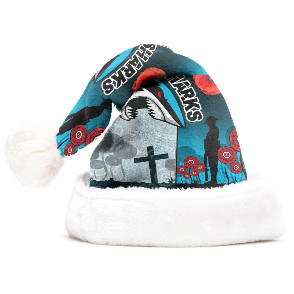 vibe-hoodie-christmas-hat-cronulla-sutherland-sharks-anzac-day-new-rugby-team-christmas-hat