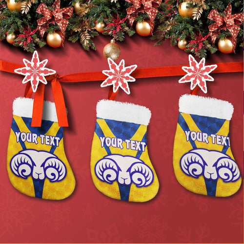 vibe-hoodie-stocking-custom-adelaide-rams-yellow-rugby-team-christmas-stocking