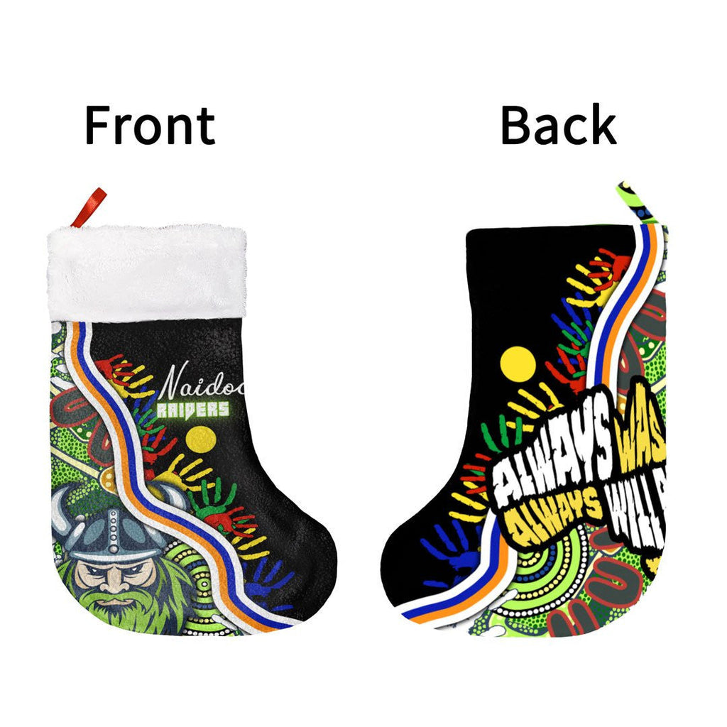 vibe-hoodie-stocking-canberra-raiders-naidoc-rugby-team-christmas-stocking