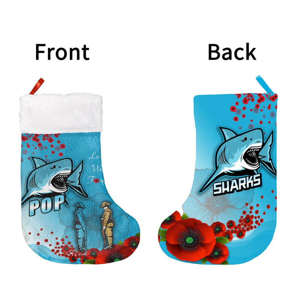 vibe-hoodie-stocking-cronulla-sutherland-sharks-anzac-day-lest-we-forget-rugby-team-christmas-stocking