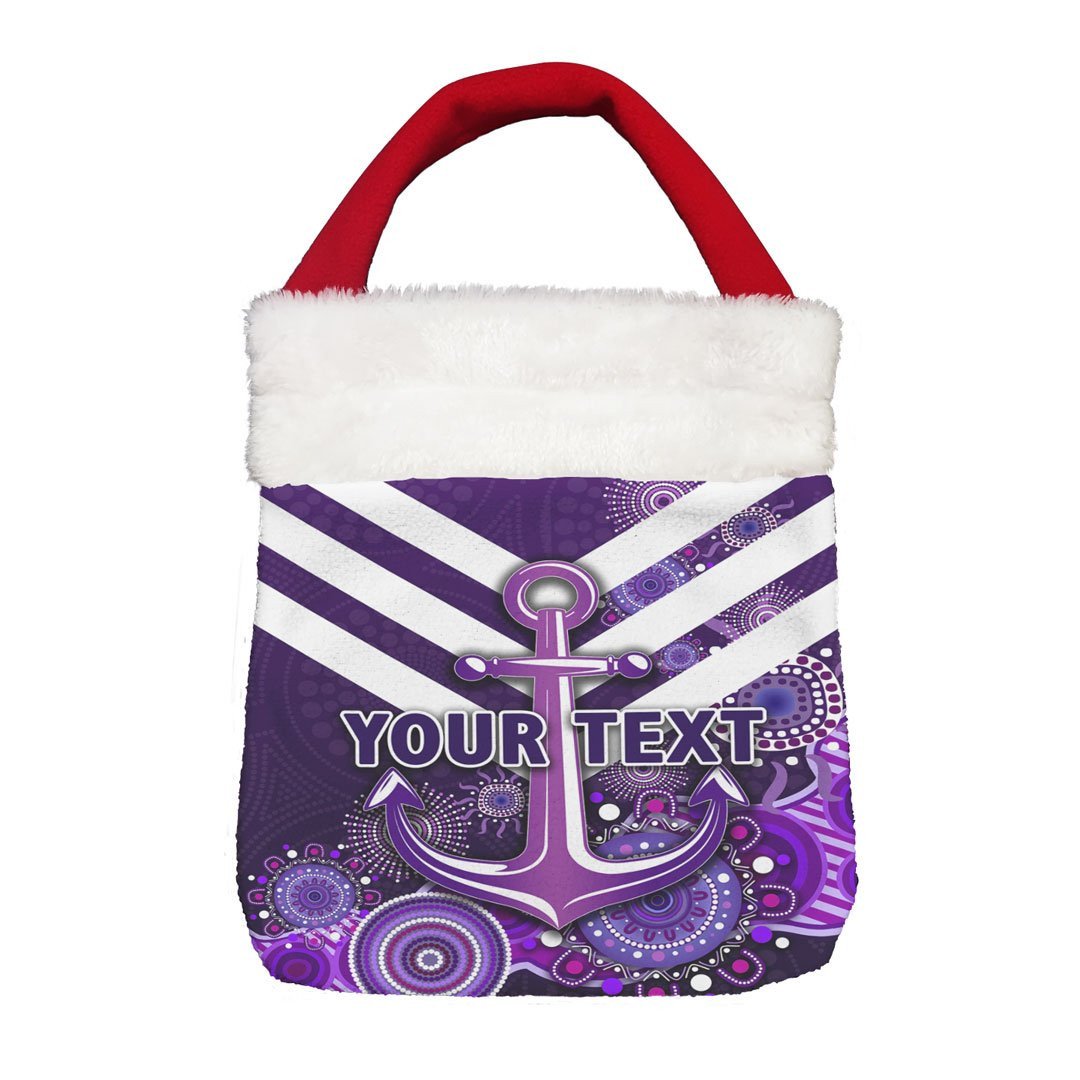 Vibe Hoodie Bag - (Custom) Fremantle Dockers Indigenous - Football Team Christmas Gift Bag