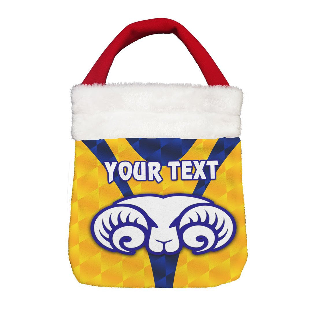 Vibe Hoodie Bag - (Custom) Adelaide Rams (Yellow) - Rugby Team Christmas Gift Bag