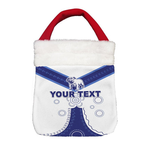 Vibe Hoodie Bag - (Custom) Canterbury-Bankstown Bulldogs Anzac Day Indigenous - Rugby Team Christmas Gift Bag