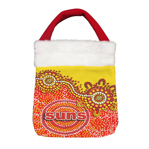 Vibe Hoodie Bag - Gold Coast Suns - Football Team Christmas Gift Bag