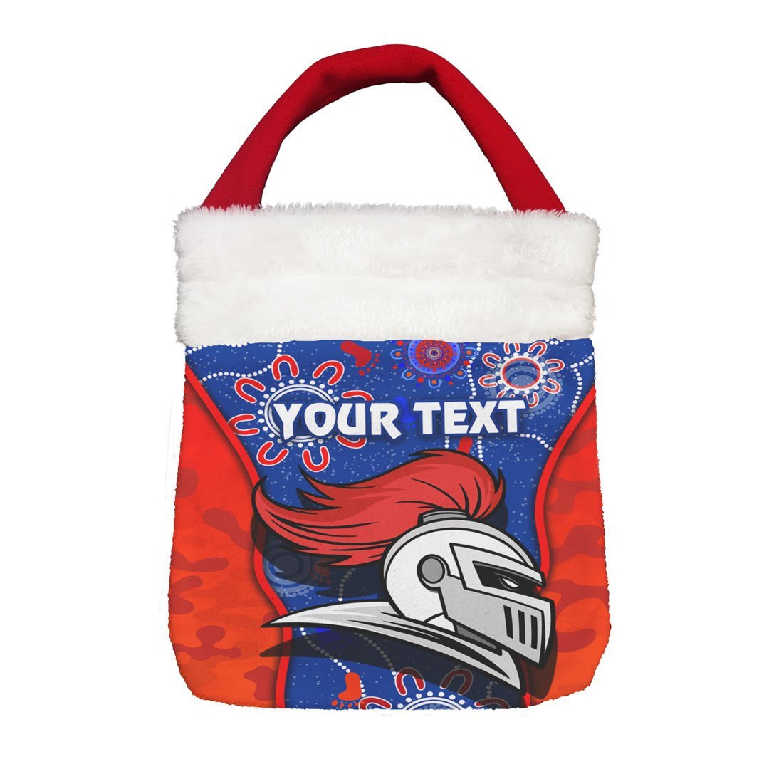 Vibe Hoodie Bag - (Custom) Newcastle Knights Aboriginial - Rugby Team Christmas Gift Bag