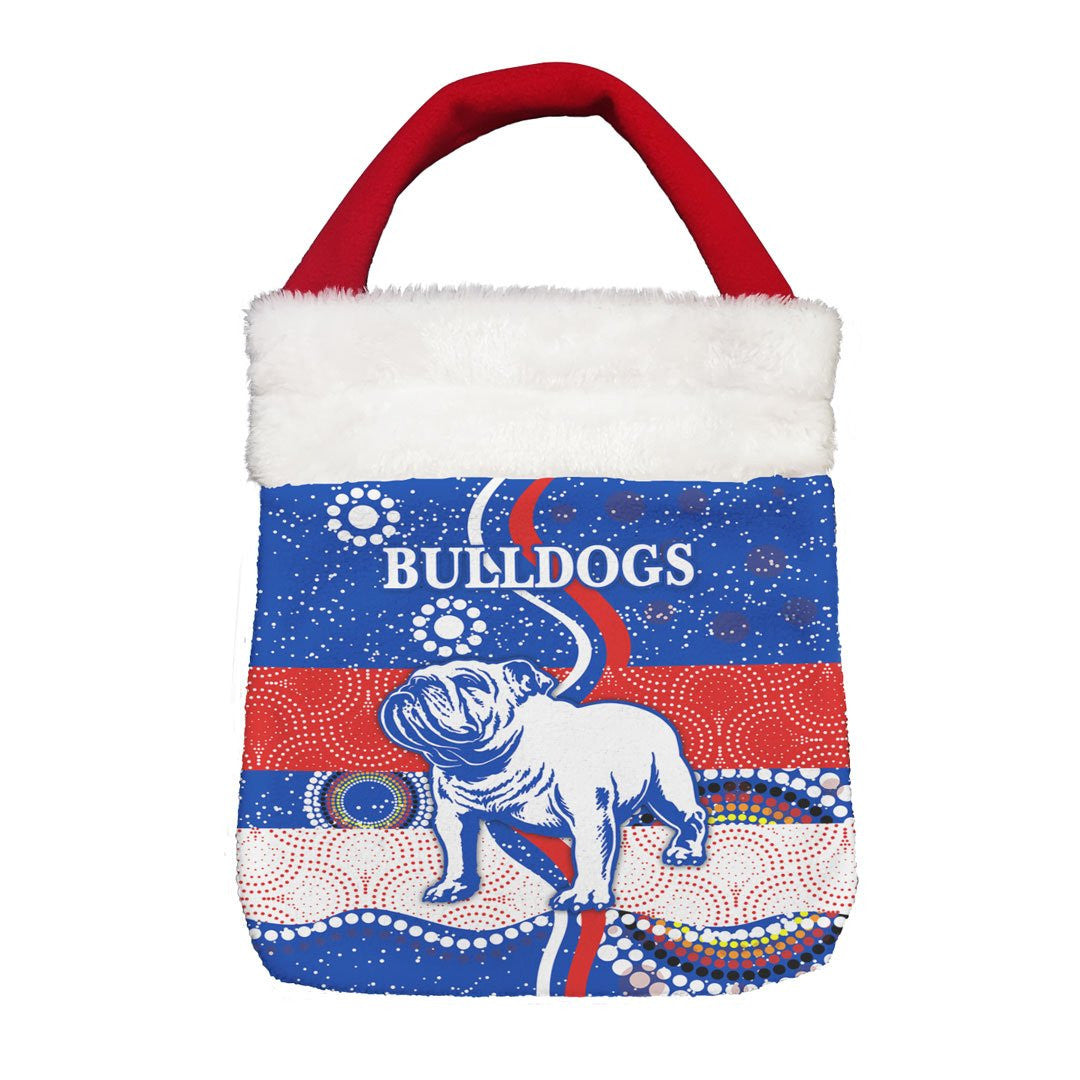 Vibe Hoodie Bag - Canterbury-Bankstown Bulldogs Unique Indigenous - Rugby Team Christmas Gift Bag