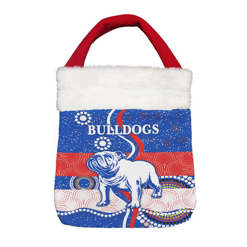 Vibe Hoodie Bag - Canterbury-Bankstown Bulldogs Unique Indigenous - Rugby Team Christmas Gift Bag