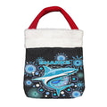Vibe Hoodie Bag - Cronulla-Sutherland Sharks Indigenous Black - Rugby Team Christmas Gift Bag