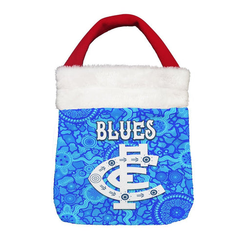 Vibe Hoodie Bag - (Custom) Carlton Blues Special Style - Football Team Christmas Gift Bag