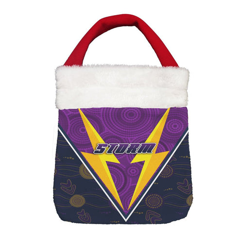 Vibe Hoodie Bag - Melbourne Storm New Indigenous - Rugby Team Christmas Gift Bag