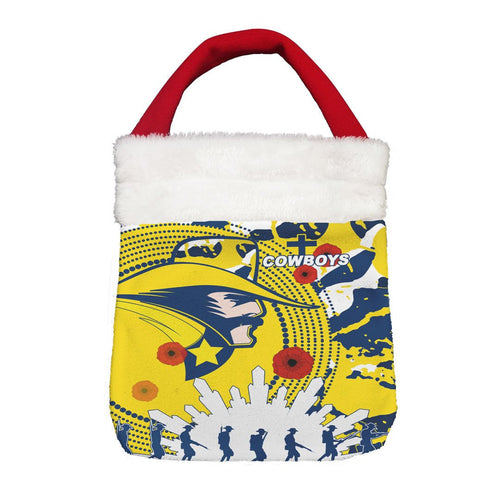 Vibe Hoodie Bag - North Queensland Cowboys Anzac Limited Edition - Rugby Team Christmas Gift Bag