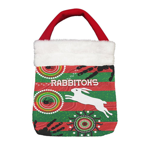 Vibe Hoodie Bag - South Sydney Rabbitohs Indigenous Special - Rugby Team Christmas Gift Bag