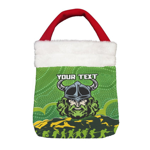 Vibe Hoodie Bag - (Custom) Canberra Raiders Indigenous & Anzac - Rugby Team Christmas Gift Bag