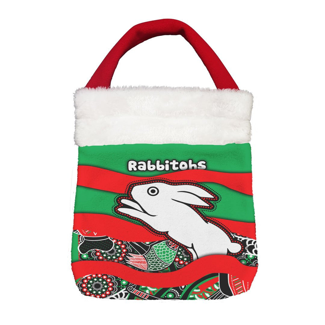 Vibe Hoodie Bag - South Sydney Rabbitohs Indigenous New - Rugby Team Christmas Gift Bag