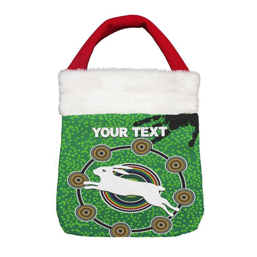 Vibe Hoodie Bag - (Custom) South Sydney Rabbitohs Indigenous Original - Rugby Team Christmas Gift Bag