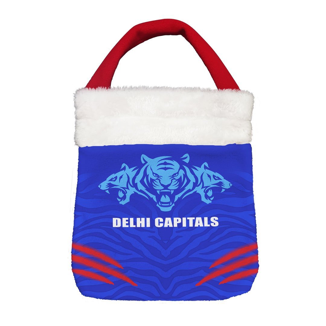 Vibe Hoodie Bag - (Custom) Delhi Capitals - Cricket Team Christmas Gift Bag