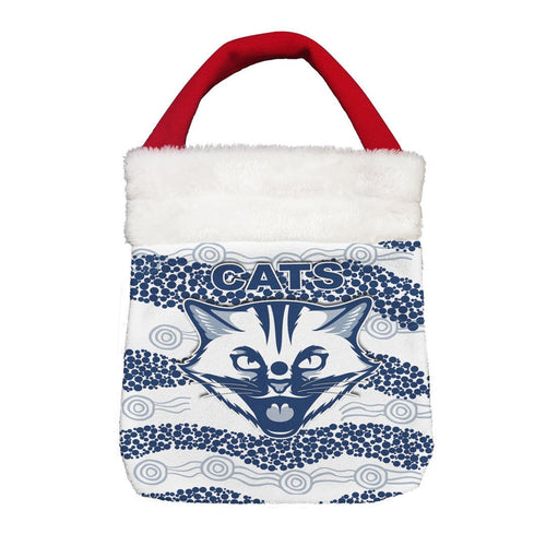 Vibe Hoodie Bag - (Custom) Geelong Cats Simple Indigenous - Football Team Christmas Gift Bag