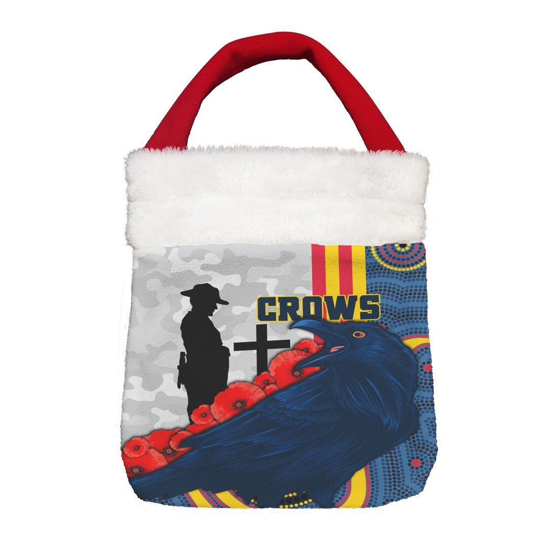 Vibe Hoodie Bag - Adelaide Crows Anzac Day - Lest We Forget - Football Team Christmas Gift Bag