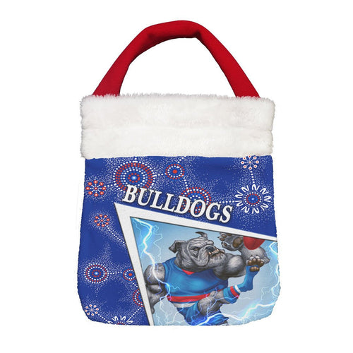 Vibe Hoodie Bag - Western Bulldogs Bulldogs Indigenous Special Style - Football Team Christmas Gift Bag