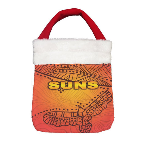 Vibe Hoodie Bag - Gold Coast Suns Indigenous Limited Edition - Football Team Christmas Gift Bag