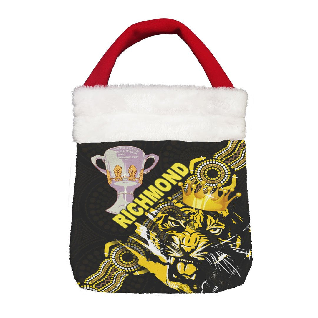 Vibe Hoodie Bag - Richmond Tigers Indigenous Champion - Football Team Christmas Gift Bag