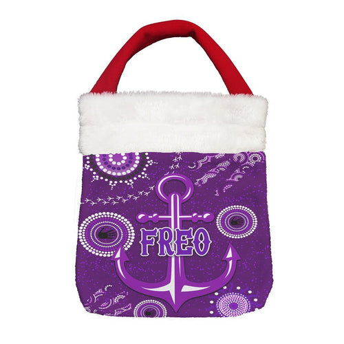 Vibe Hoodie Bag - Fremantle Dockers Indigenous New - Football Team Christmas Gift Bag