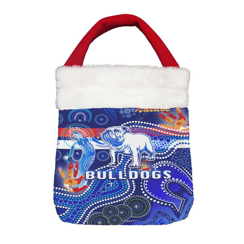 Vibe Hoodie Bag - Western Bulldogs Bulldogs Indigenous New - Football Team Christmas Gift Bag