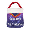 Vibe Hoodie Bag - (Custom) Melbourne Storm Anzac Day Lest We Forget (Violet) - Rugby Team Christmas Gift Bag