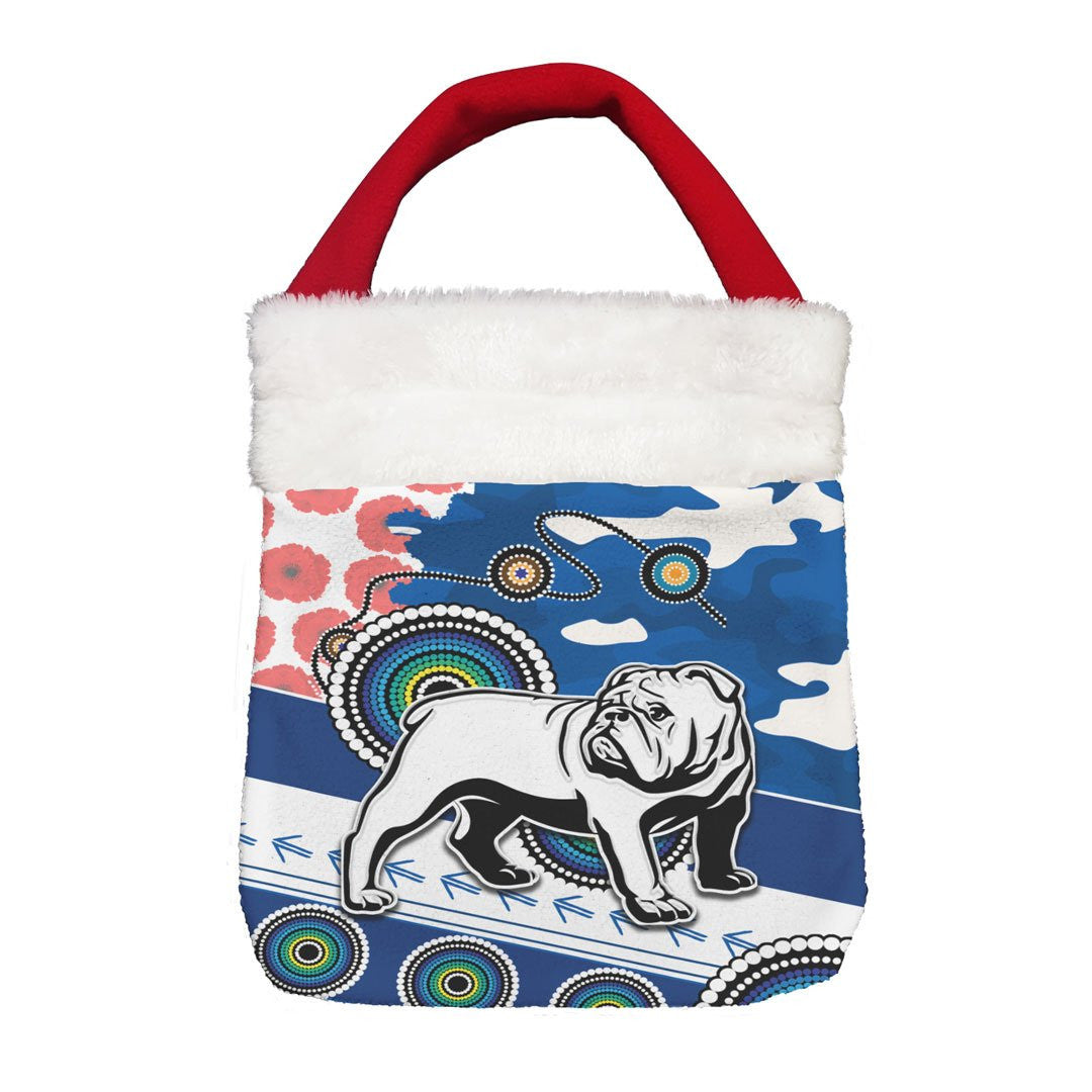 Vibe Hoodie Bag - Canterbury-Bankstown Bulldogs Anzac Day - Rugby Team Christmas Gift Bag