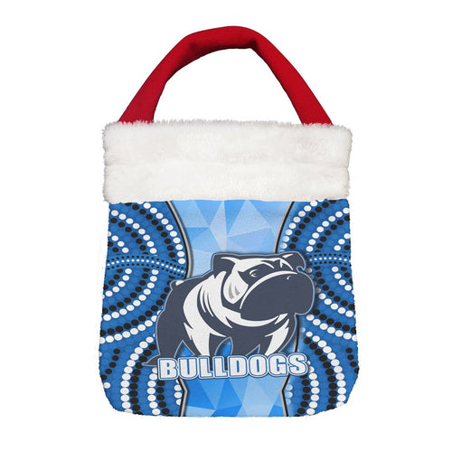 Vibe Hoodie Bag - Canterbury-Bankstown Bulldogs Polygon - Rugby Team Christmas Gift Bag