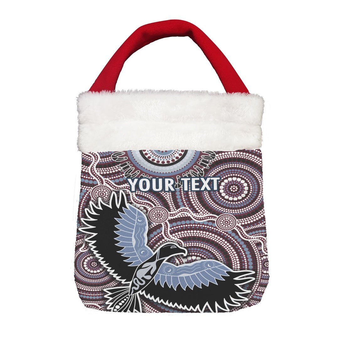 Vibe Hoodie Bag - (Custom) Manly-Warringah Sea Eagles Indigenous Aboriginal - Rugby Team Christmas Gift Bag