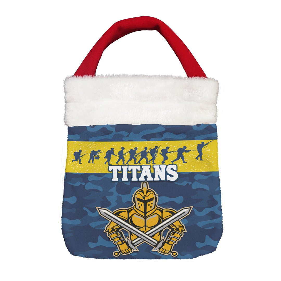 Vibe Hoodie Bag - Gold Coast Titans Victory - Rugby Team Christmas Gift Bag