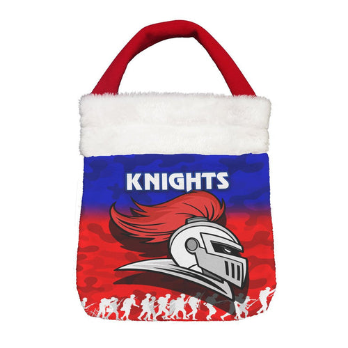 Vibe Hoodie Bag - Newcastle Knights Anzac Camouflag - Rugby Team Christmas Gift Bag