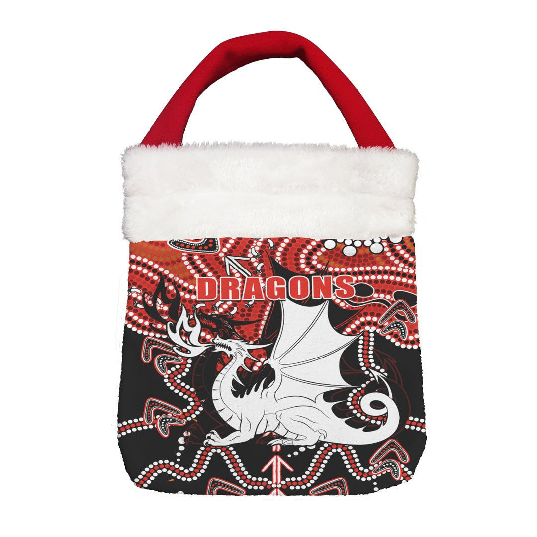 Vibe Hoodie Bag - St. George Illawarra Dragons Indigenous Limited Edition - Rugby Team Christmas Gift Bag