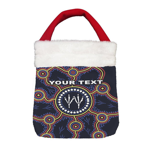 Vibe Hoodie Bag - (Custom) Adelaide Crows - Indigenous - Football Team Christmas Gift Bag