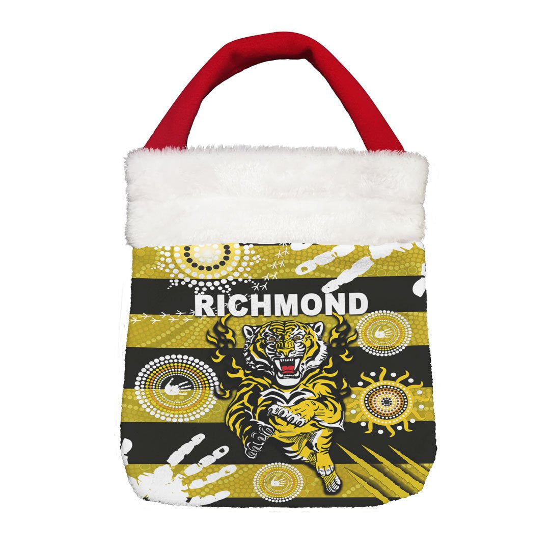 Vibe Hoodie Bag - Richmond Tigers Indigenous Jersey - Football Team Christmas Gift Bag