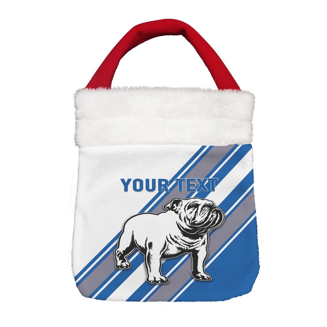 Vibe Hoodie Bag - (Custom) Canterbury-Bankstown Bulldogs Simple Style - Rugby Team Christmas Gift Bag