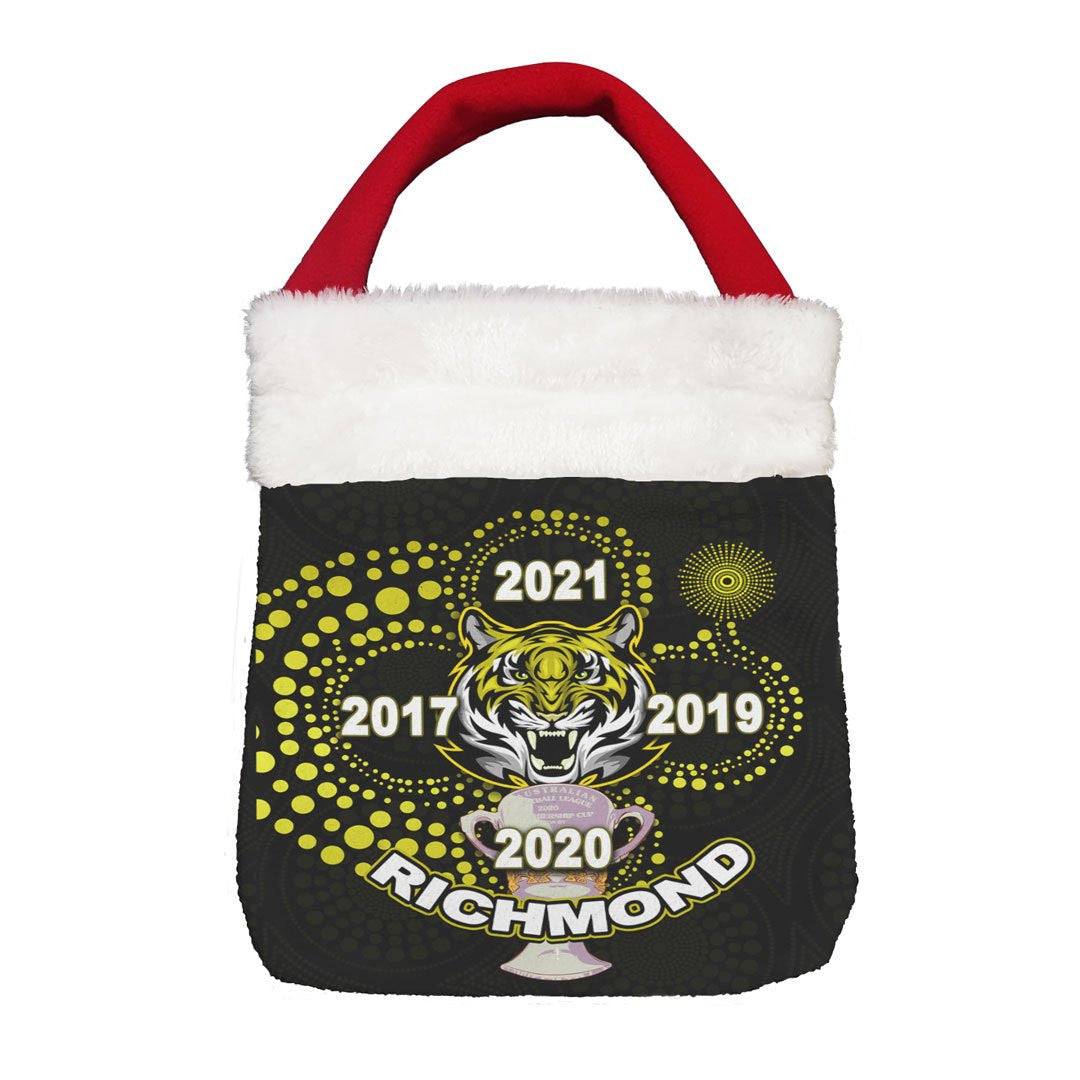 Vibe Hoodie Bag - Richmond Tigers Champion Style - Lest We Forget - Football Team Christmas Gift Bag