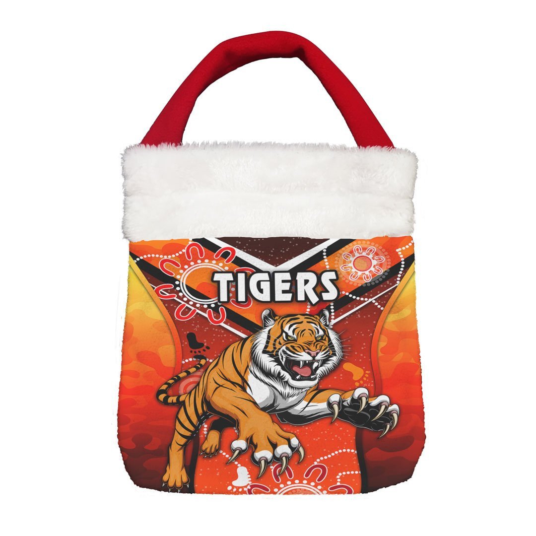 Vibe Hoodie Bag - Wests Tigers Special Indigenous - Rugby Team Christmas Gift Bag
