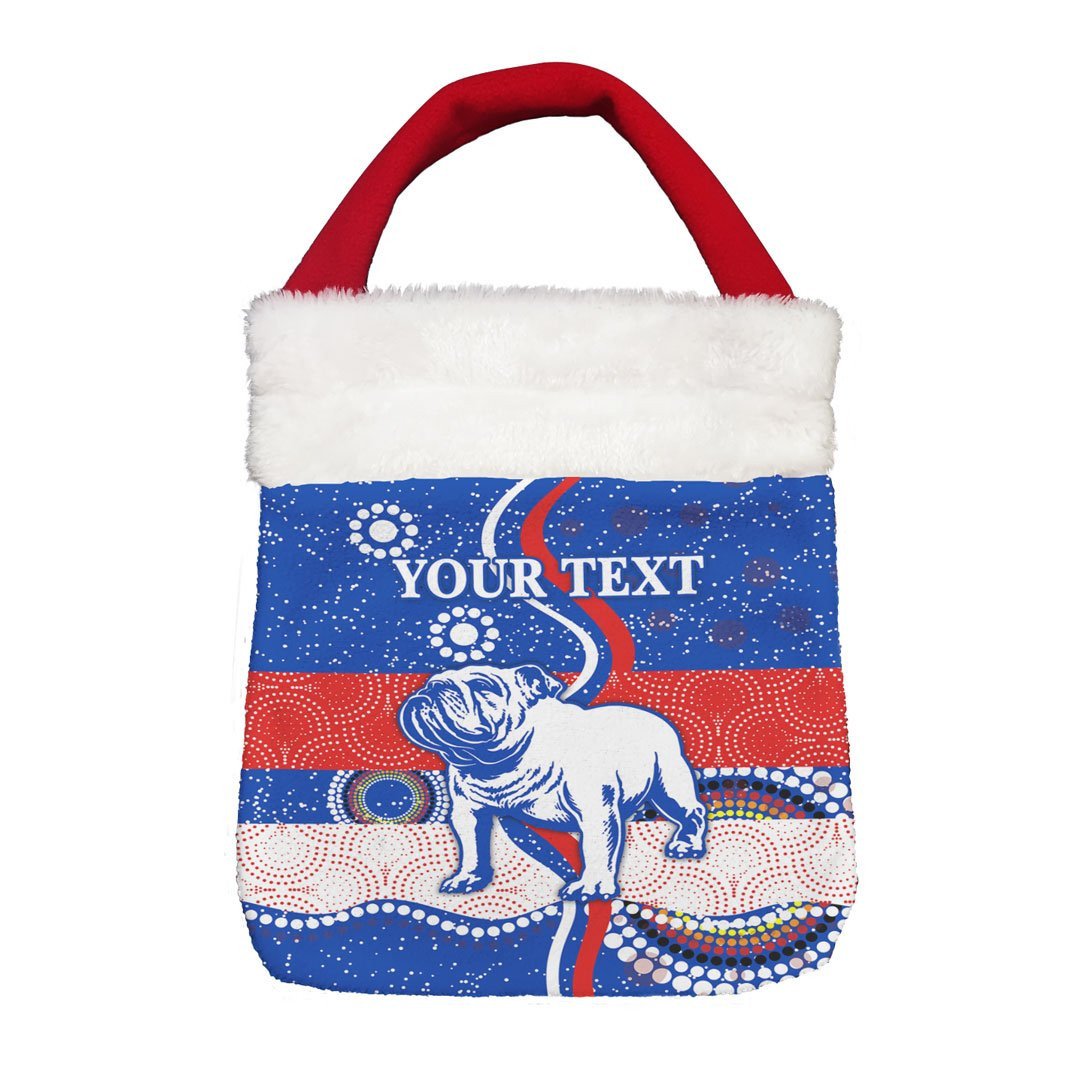 Vibe Hoodie Bag - (Custom) Canterbury-Bankstown Bulldogs Unique Indigenous - Rugby Team Christmas Gift Bag