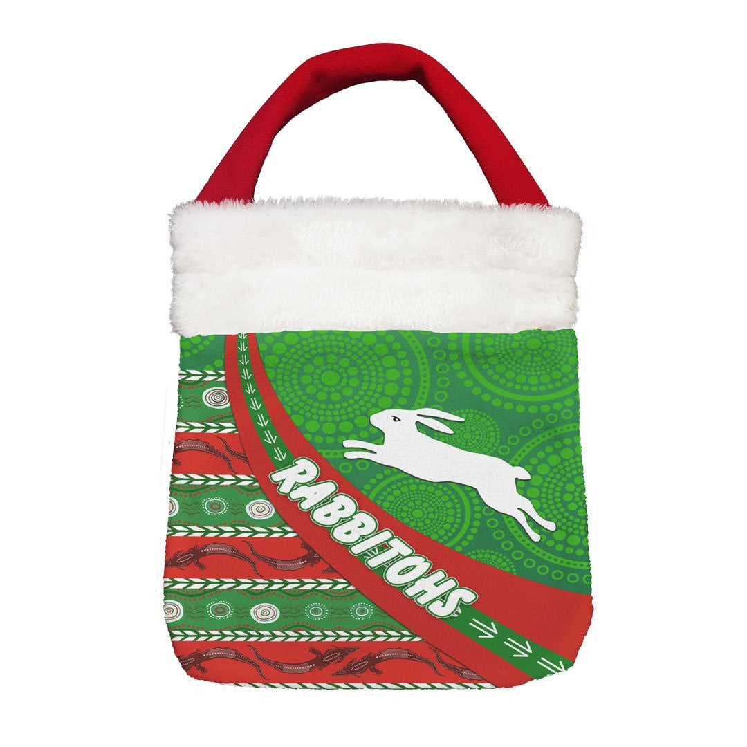 Vibe Hoodie Bag - South Sydney Rabbitohs Indigenous Aboriginal - Rugby Team Christmas Gift Bag