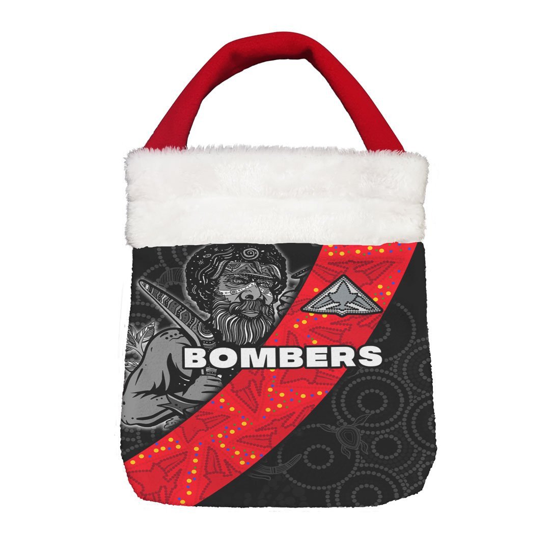 Vibe Hoodie Bag - Essendon Bombers Indigenous - Football Team Christmas Gift Bag