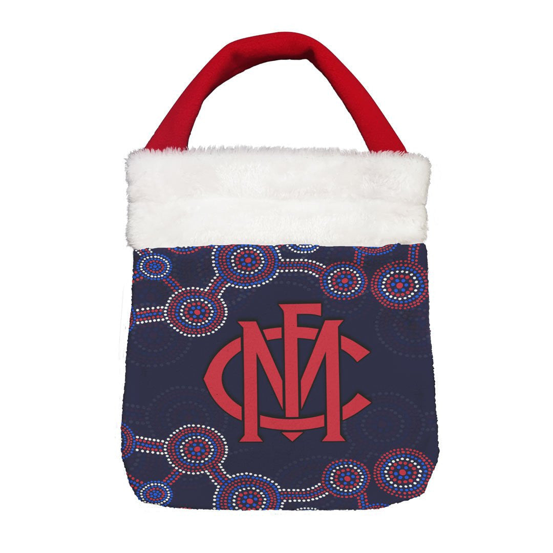 Vibe Hoodie Bag - Melbourne Demons Indigenous - Football Team Christmas Gift Bag