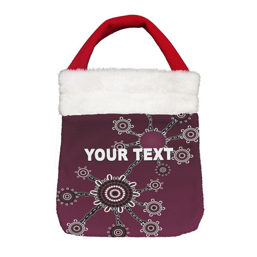 Vibe Hoodie Bag - (Custom) Manly-Warringah Sea Eagles Simple Indigenous & Camouflage - Rugby Team Christmas Gift Bag