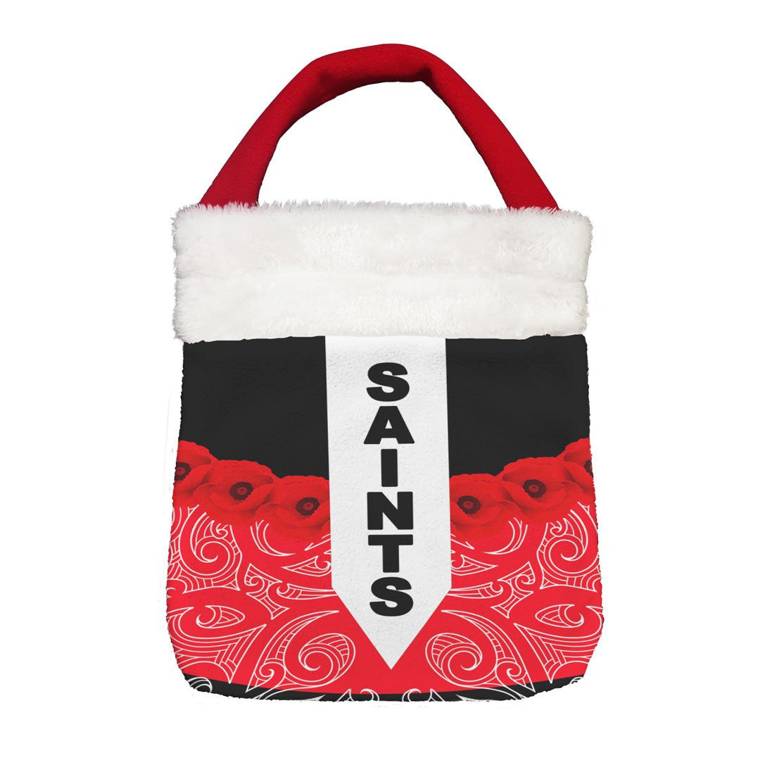 Vibe Hoodie Bag - St Kilda Saints - Anzac Day - Lest We Forget - Football Team Christmas Gift Bag