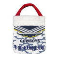 Vibe Hoodie Bag - North Queensland Cowboys Anzac Day Camo (White) - Rugby Team Christmas Gift Bag
