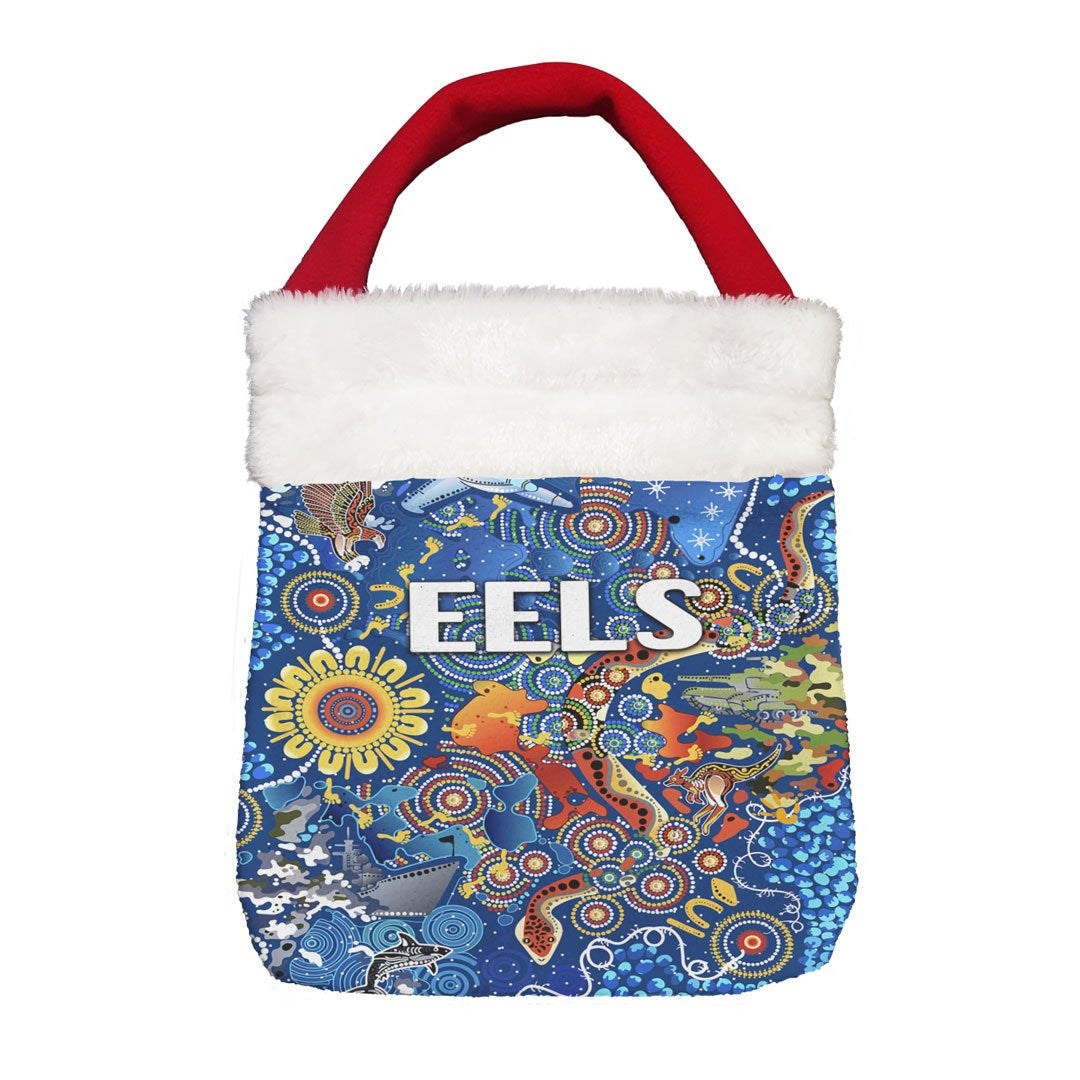 Vibe Hoodie Bag - Parramatta Eels Indigenous Naidoc New - Rugby Team Christmas Gift Bag