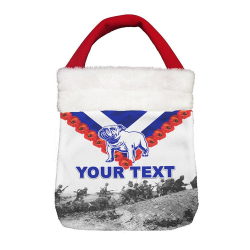Vibe Hoodie Bag - (Custom) Canterbury-Bankstown Bulldogs Anzac Day Original - Rugby Team Christmas Gift Bag